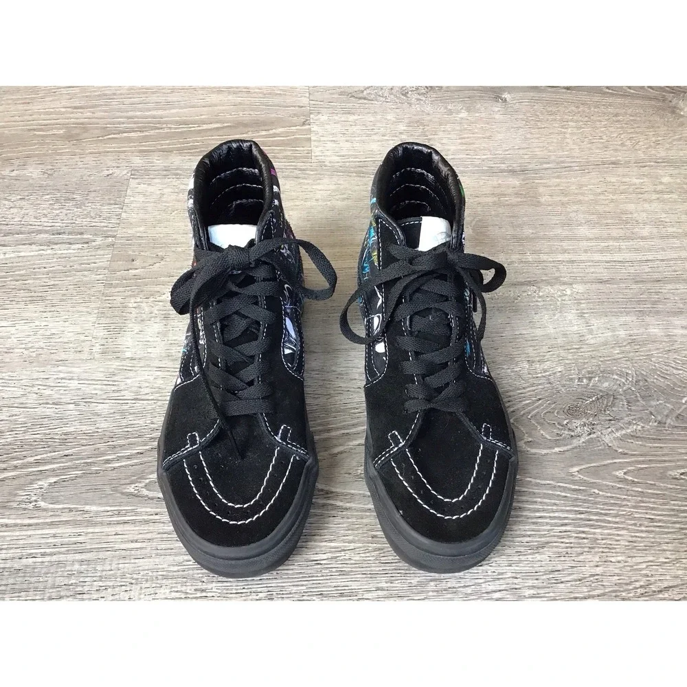 Vans X Disney 100 Villains Unisex Black high-top Men's Size 5 Women's size 6.5